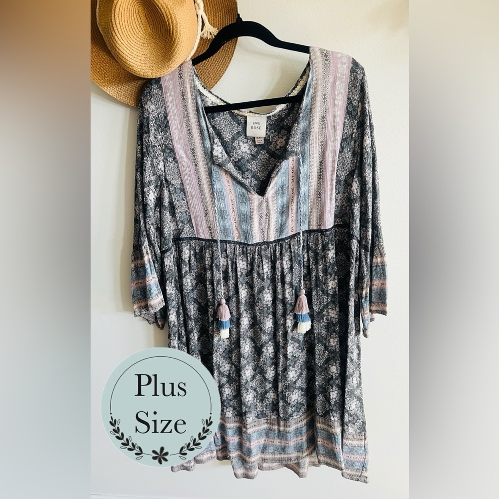 92 Knox rose xxl boho dress
